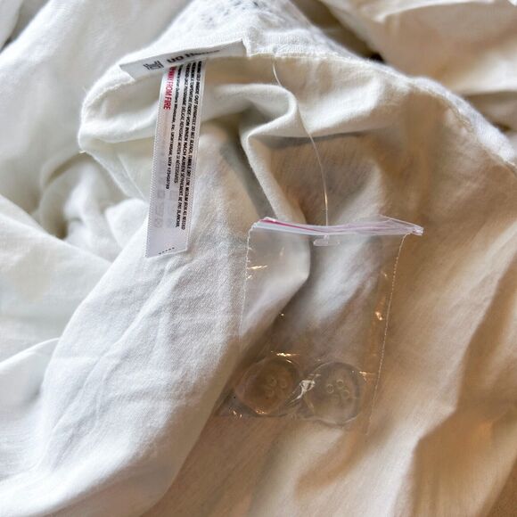 UO Home Urban Outfitters "Savta" Gauze Duvet Cover Twin Size Muslin Gauze Boho - Picture 14 of 16